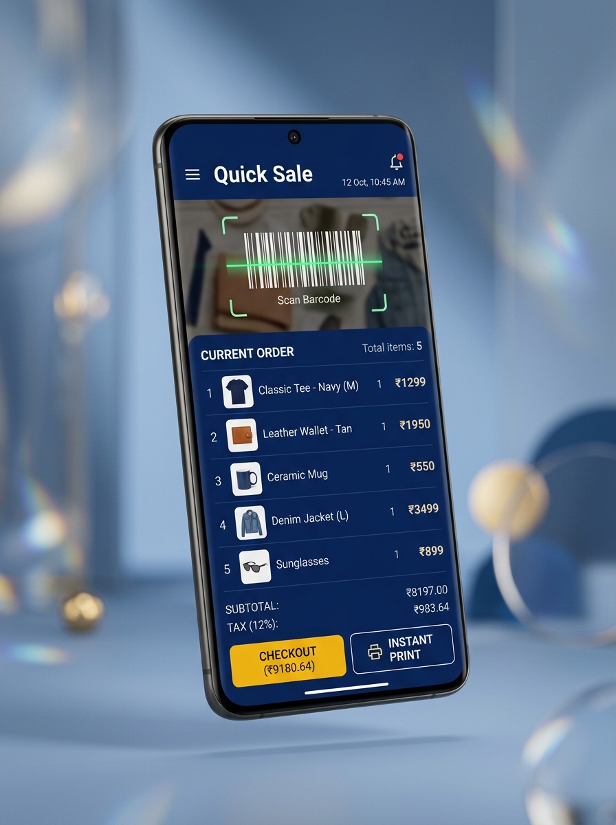 Quick Sale Mobile POS Smartphone App